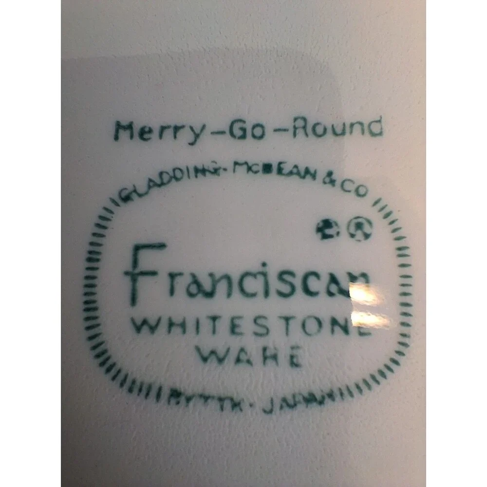 VTG Franciscan Merry-Go-Round 10.25